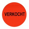 F910 rol @ 2.000 etiketten permanent rond 35 mm fluor rood met zwart bedrukt verkocht F910 rol @ 2.000 etiketten permanent rond 35 mm fluor rood met zwart bedrukt verkocht